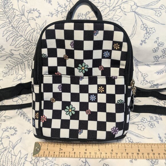 Like Dreams Checkered Daisies Mini Backpack - Picture 8 of 8